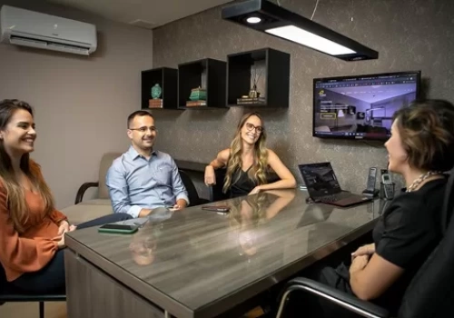Sala para gravação de vídeos institucionais