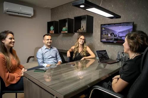 Sala para gravação de vídeos institucionais
