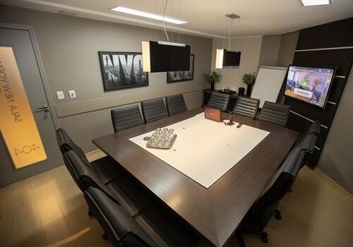 Sala para treinamentos empresariais