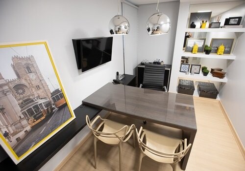 Sala para atendimento de fotógrafos